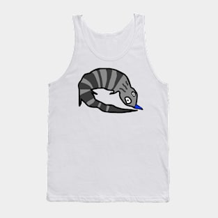 Tequila the Blue Tongued Lizard Tank Top